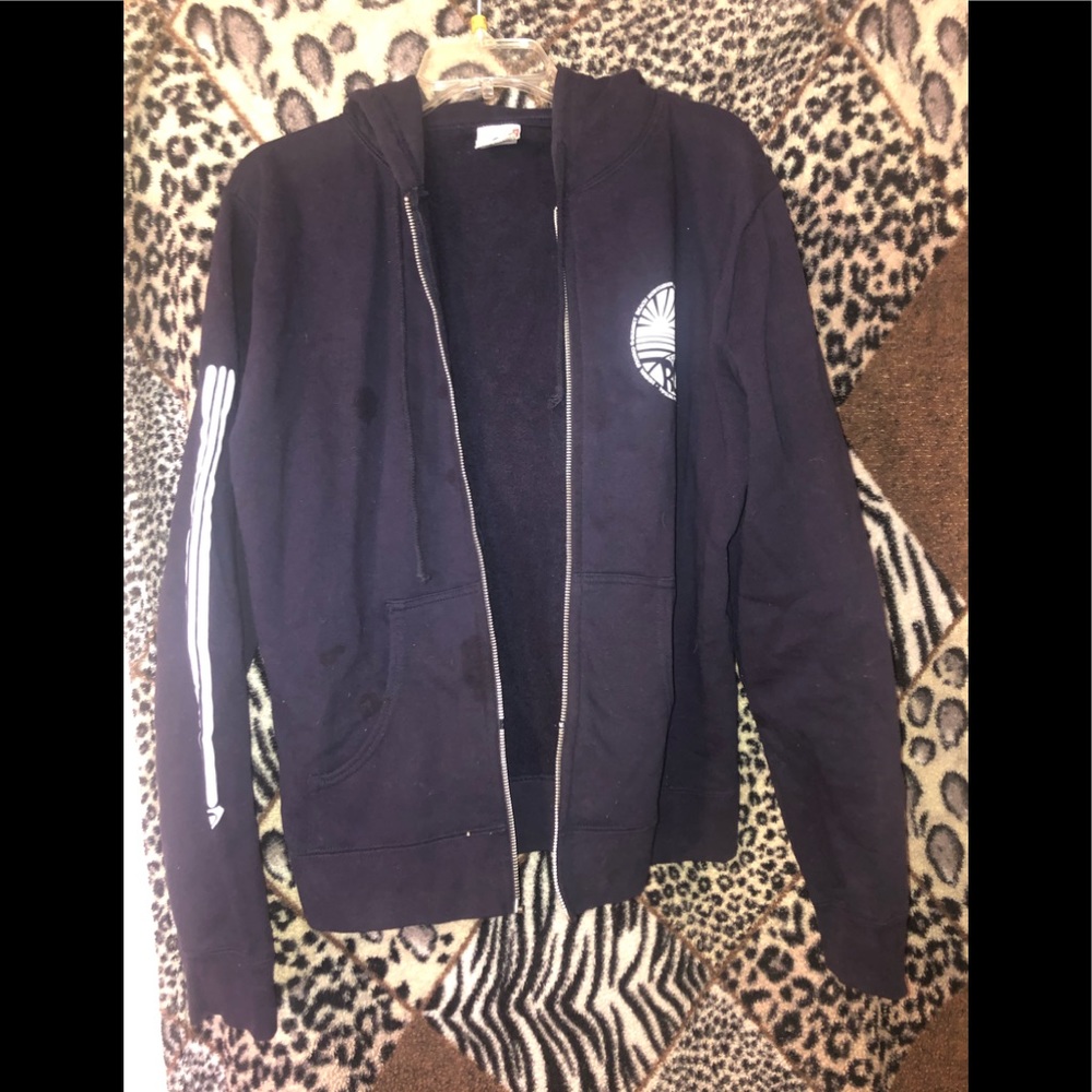 Roxy Quicksilver zip up hoodie.